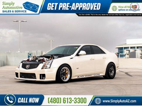 Used 2011 Cadillac CTS V w/ Wood Trim Package RWD image 2