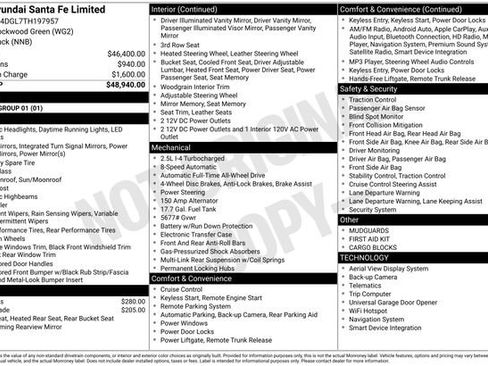 New 2026 Hyundai Santa Fe Limited AWD/4WD image 38