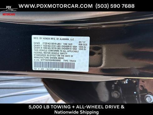 Used 2017 Honda Ridgeline RTL-T image 30