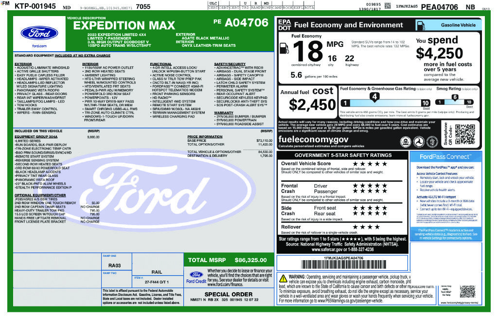Used 2023 Ford Expedition Max Limited AWD/4WD image 25
