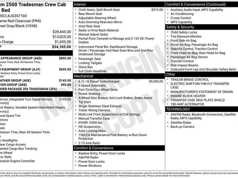 Used 2018 RAM 2500 Tradesman w/ Chrome Appearance Group image 41