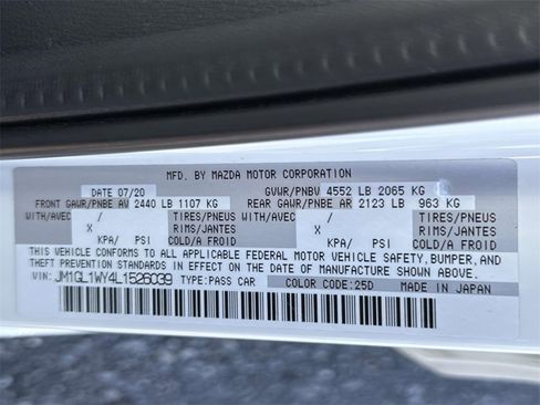 Used 2020 MAZDA MAZDA6 Grand Touring Reserve image 30