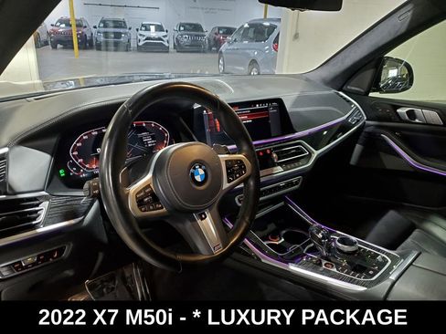Used 2022 BMW X7 M50i w/ Executive Package AWD/4WD image 7