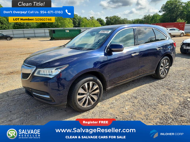 Used 2016 Acura MDX w/ Technology Package AWD/4WD image 1