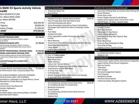 Used 2026 BMW X5 sDrive40i w/ M Sport Package RWD image 3