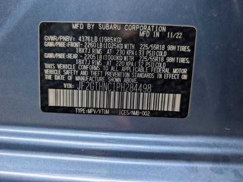 Certified 2023 Subaru Crosstrek 2.5i Limited image 36