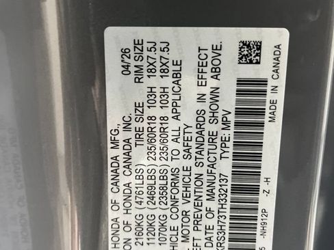 Used 2026 Honda CR-V EX-L image 81