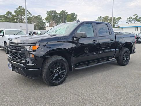 New 2026 Chevrolet Silverado 1500 Custom w/ Turbomax Blackout Package RWD image 1