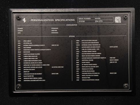 Certified 2024 Ferrari 296 GTS RWD image 53