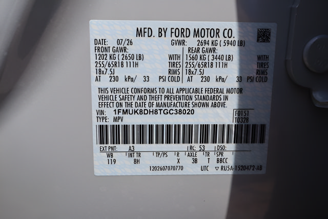 New 2026 Ford Explorer Active AWD/4WD image 25