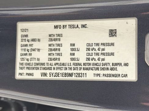Used 2022 Tesla Model 3 Long Range AWD/4WD image 28