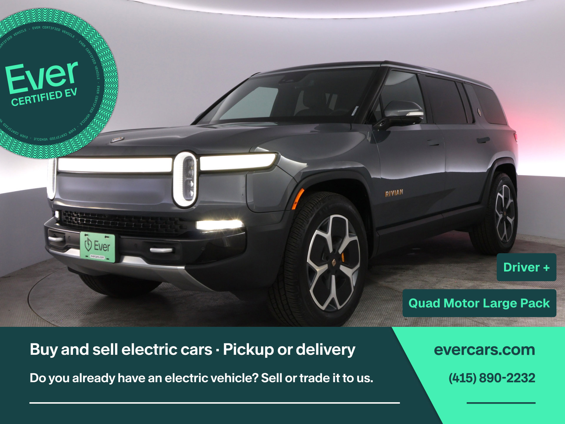 Used 2024 Rivian R1S Adventure Quad AWD/4WD image 1