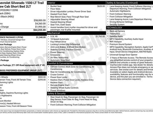 Used 2024 Chevrolet Silverado 1500 LT Trail Boss w/ Convenience Package II AWD/4WD image 36