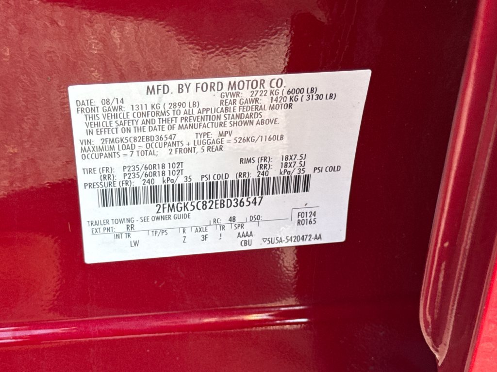 Used 2014 Ford Flex SEL w/ Equipment Group 202A FWD image 18