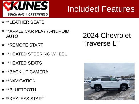 Used 2024 Chevrolet Traverse LT image 2