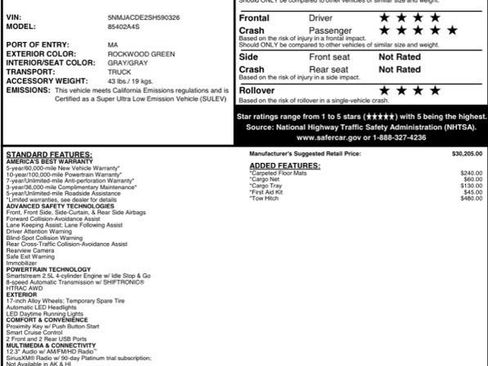 Used 2025 Hyundai Tucson SE AWD/4WD image 5