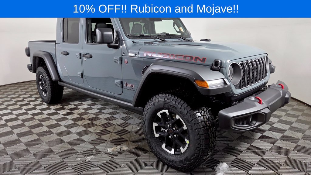 New 2026 Jeep Gladiator Rubicon w/ Safety Group AWD/4WD 360° Tour