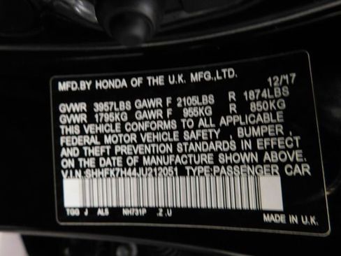 Used 2018 Honda Civic Sport image 29