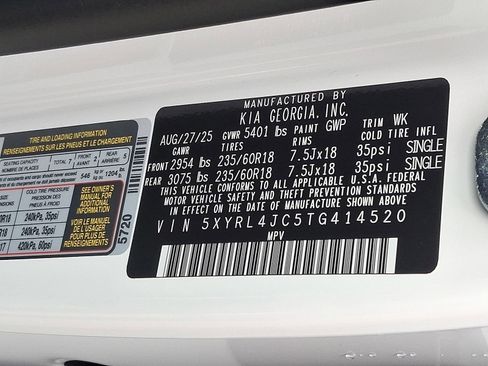 New 2026 Kia Sorento S image 18