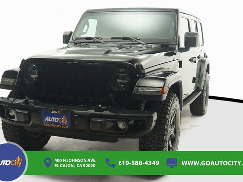 Used 2019 Jeep Wrangler Unlimited Sahara w/ Quick Order Package 24M Moab AWD/4WD image 1