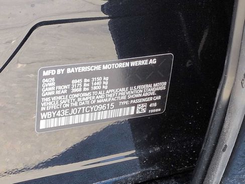 Used 2026 BMW i7 xDrive60 w/ M Sport Package RWD image 39