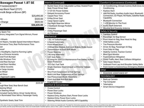 Used 2017 Volkswagen Passat 1.8T SE image 5