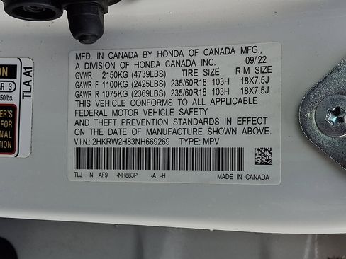 Certified 2022 Honda CR-V EX-L image 28