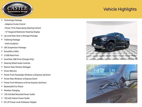 Used 2024 Chevrolet Silverado 1500 ZR2 w/ Technology Package AWD/4WD image 13