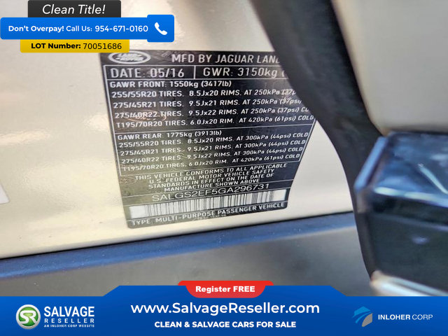 Used 2016 Land Rover Range Rover Supercharged AWD/4WD image 17
