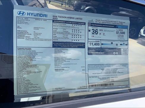 New 2026 Hyundai Tucson Limited image 18