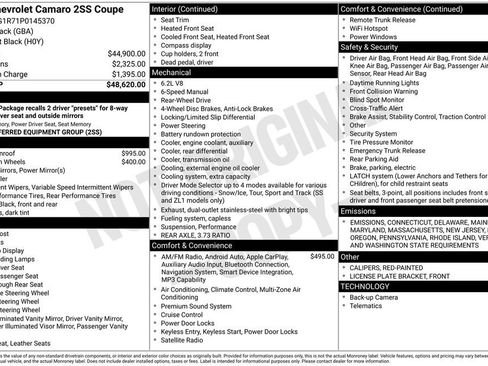 Used 2023 Chevrolet Camaro SS image 36