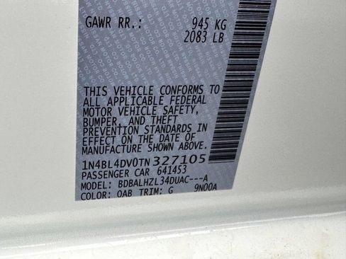 Certified 2026 Nissan Altima 2.5 SV w/ SV Special Edition Package FWD image 15