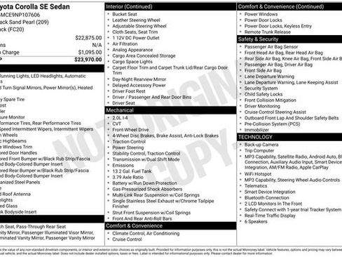Used 2022 Toyota Corolla SE FWD image 5