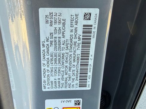 Certified 2026 Honda CR-V EX-L image 30