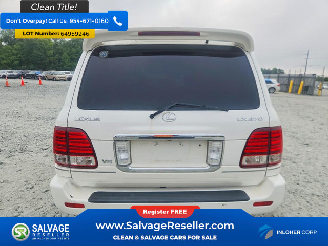 Used 2007 Lexus LX 470 4WD w/ Preferred Accessory Pkg image 8