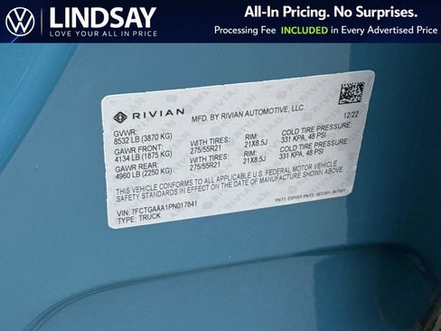 Used 2023 Rivian R1T Adventure AWD/4WD image 26