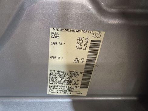 Used 2023 Nissan Altima 2.5 SV FWD image 25