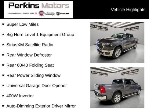 Used 2026 RAM 1500 Big Horn AWD/4WD image 7