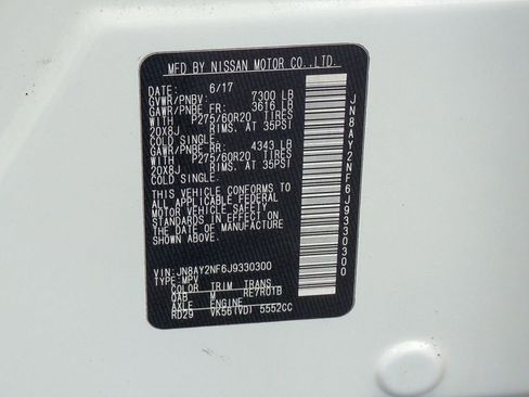 Used 2018 Nissan Armada Platinum w/ Captain Seat Package image 26