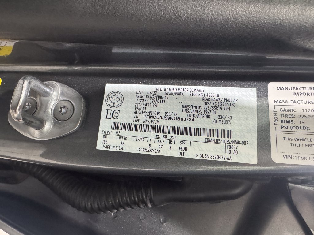 Used 2022 Ford Escape Titanium AWD/4WD image 43