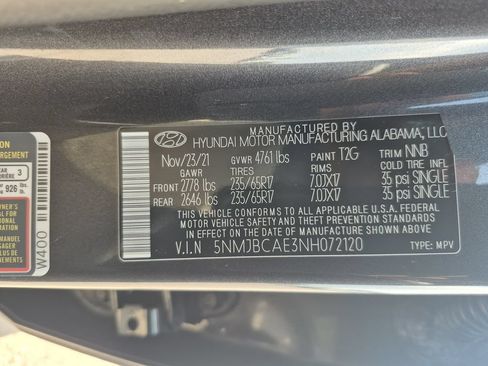 Used 2022 Hyundai Tucson SEL AWD/4WD image 25