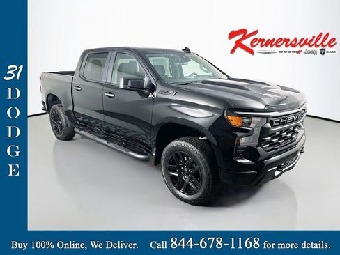 Used 2024 Chevrolet Silverado 1500 Custom Trail Boss w/ Midnight Edition image 1