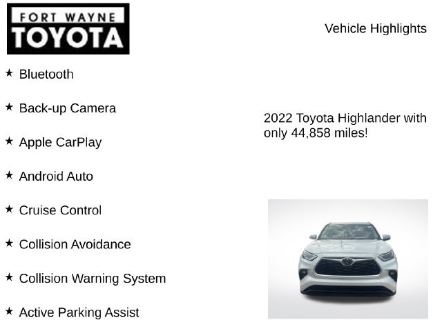 Used 2022 Toyota Highlander XLE FWD image 7