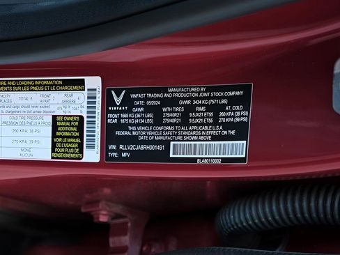 New 2024 VinFast VF 9 Plus AWD/4WD image 43