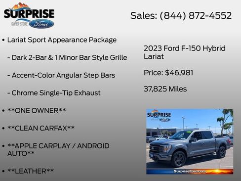 Used 2023 Ford F150 Lariat AWD/4WD image 20