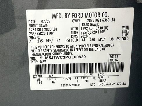 Used 2023 Lincoln Aviator Reserve w/ Elements Package Plus RWD image 34