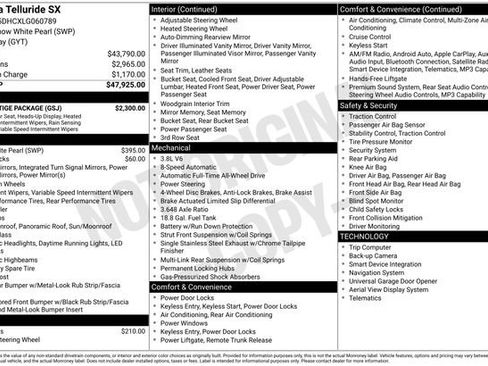 Used 2020 Kia Telluride SX w/ SX Prestige Package image 38