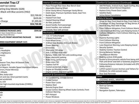 Used 2025 Chevrolet Trax LT w/ LT Convenience Package image 33