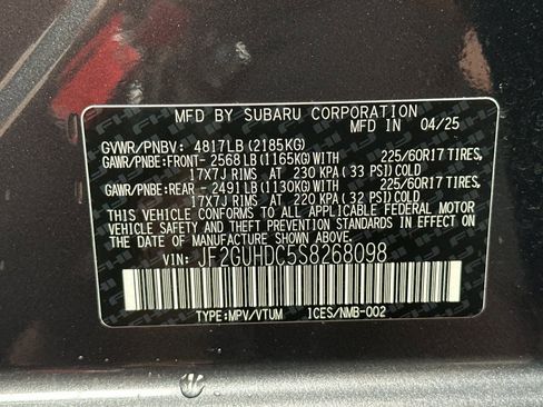 Used 2025 Subaru Crosstrek 2.0i Premium image 37