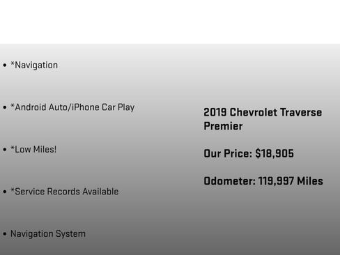 Used 2019 Chevrolet Traverse Premier FWD image 12